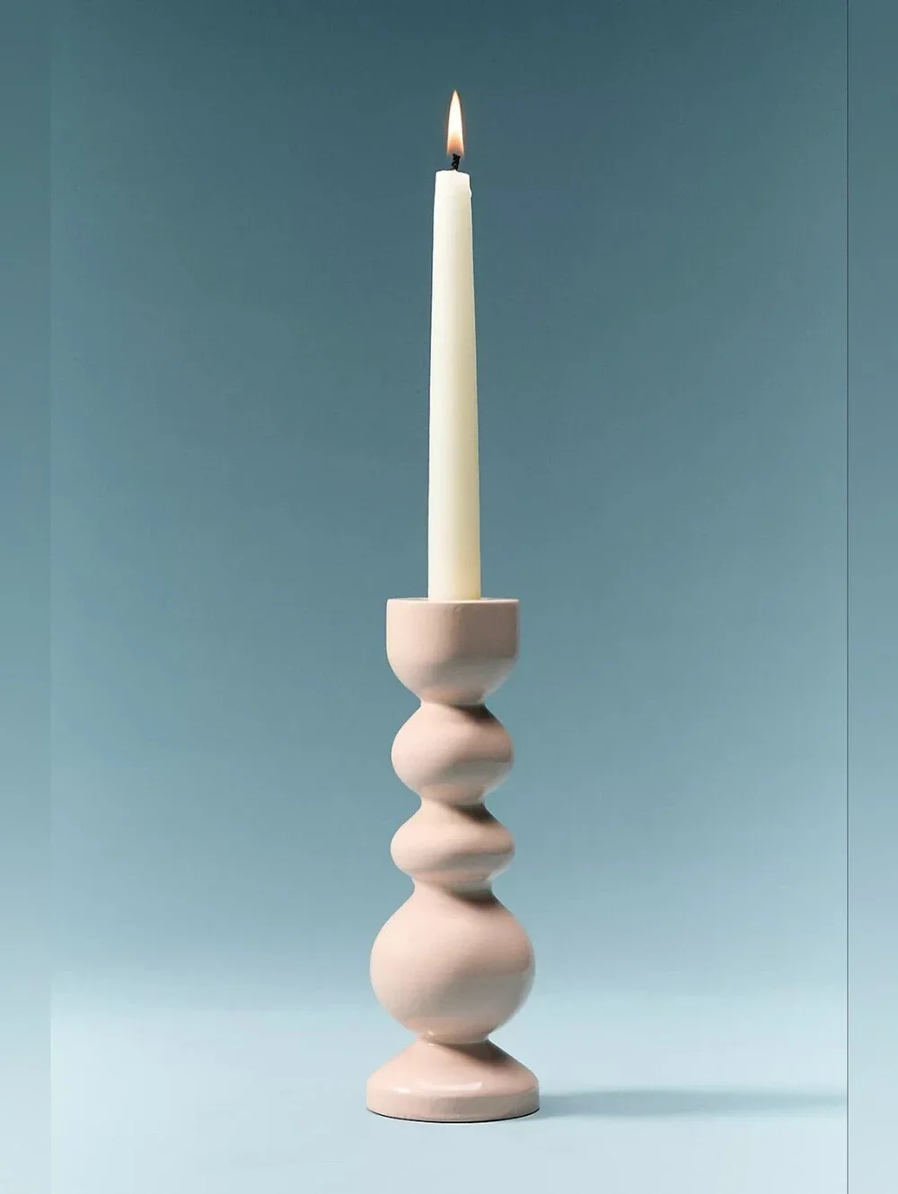 Anthropologie Amelia Candle Holder Petal Pink